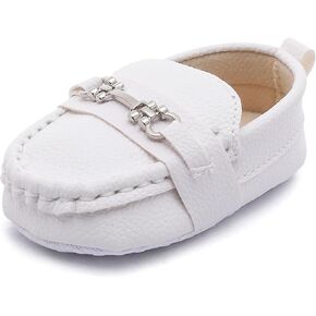 Infant Baby Girls Boys PU Leather Sneakers Soft Sole Toddler Newborn Loafers First Walkers Skate Shoe