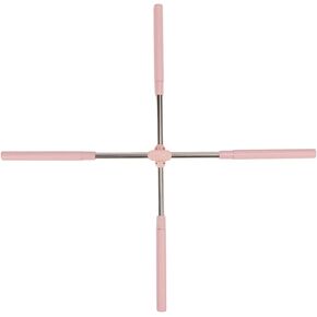 Back Posture Corrector Stick, Yoga Stick Stretching Tool, Retractable Design Humpback Correction Stick for Adult and Child, Back Brace Posture Corrector, Pink