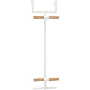 Backpack over the Door Hanger for Closet or Bedroom 2 Tiered Schoolbag Bookbag Metal Storage Rack Backpack Holder Easy Installation over the Door Hook Backpack Storage Organizer Entryway
