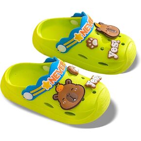 Boys Girls Toddler Clogs Little Kids Slip On Slides Sandals Children Summer Beach Pool Outdoor Water Shoes Shower Slippers