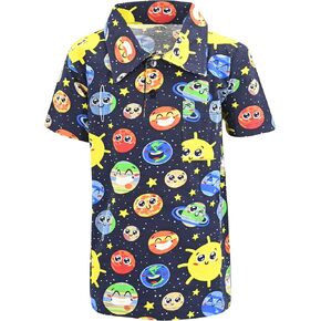 Unique Baby Moisture Wicking Kids Polo Shirts for Toddler Boys Polo Shirt