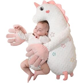 Baby Patter for Sleep, Baby Startle Prevention Sleep Aid Companion, Soothing Patting Sleeping Toy with Soothing Palm Pad, 3 Levels Adjustable Simulation of Mother's Automatic Palm Slapping (L)
