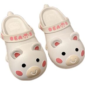Aoakva Kawaii Slippers Kawaii Clogs Mules for Girls Women Cute Bunny Summer Shower Slippers Non-Slip Beach Shoes PVC Soft Durable