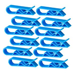 Trash Can Bag Clamps 50 Pieces Heavy Duty Plastic Easy Fix Rubbish Bag Clips for Kitchen