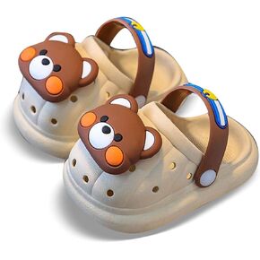 Toddler Kids Boys Girls Cute Garden Clogs Water Sandals Slip On Shoes Slipper Slides Lightweight Outdoor Beach Pool Play Shoe