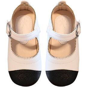 Little Toddler Girls Dress Shoes Ballerina Ballet Flats Kids Mary Janes for Wedding Church Easter Party School