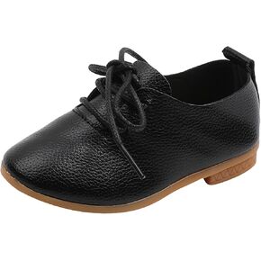 Boys Girls Dress Shoes Kids School Uniform Formal Casual Oxfords for Toddler Little Kid Wedding Church Dress Shoes