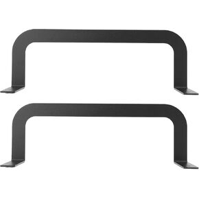 POCREATION Metal Mattress Retainer Bar, Keep Mattress from Sliding, Mattress Stabilizer,Suitable for Adjusting Beds,RV Beds,Wooden BedsBlack