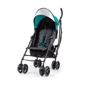 Summer Infant Ingenuity 3Dlite Convenience Stroller, Green–Lightweight Stroller with Aluminum Frame, Large Seat Area, 4 Position Recline, Extra Large Storage Basket–Infant Stroller for Travel & More
