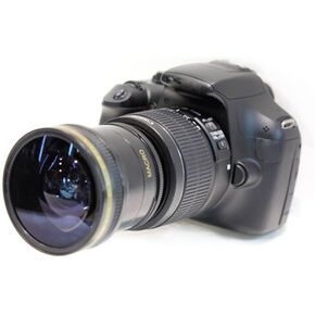 X14 HD 8K Extreme FISHEYE for Canon EOS Digital Rebel T5 KIT w 18-55mm STM Lens