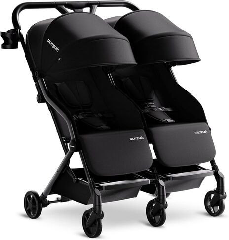Mompush Lithe Double Ultralight Stroller, Lightweight Side by Side Stroller, Two Large Seats with Individual Recline, Easy Fold in Kuwait