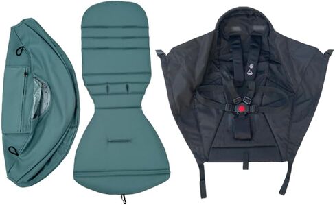 Stroller Accessories Canopy, Seat Cushion & Seat Base Compatible with Babyzen YOYO Strollers, Pushchair Accessories Replacement Kit, Waterproof Fabric (Aqua Blue) in Saudi Arabia