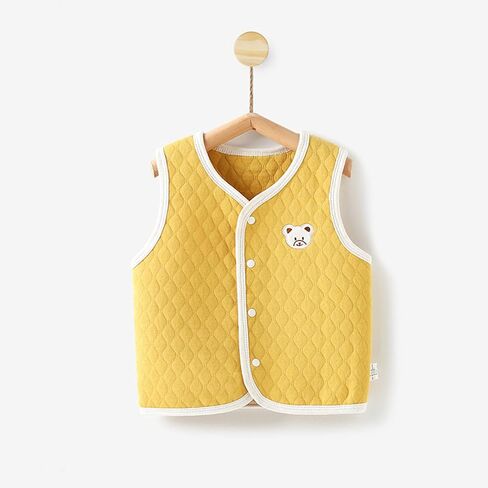 Unisex Baby Cotton Warm Vests Unisex Infant to Toddler Padded Waistcoat Baby Warm Jacket Cotton Vest in Saudi Arabia