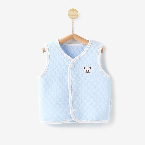 Unisex Baby Cotton Warm Vests Unisex Infant to Toddler Padded Waistcoat Baby Warm Jacket Cotton Vest in Saudi Arabia