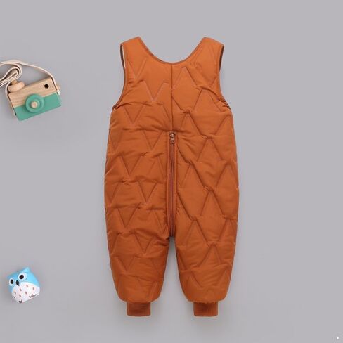 Toddler Snow Pants Baby Boys Girls Winter Thicken Warm Snowsuit Overalls Jumpsuit in Saudi Arabia
