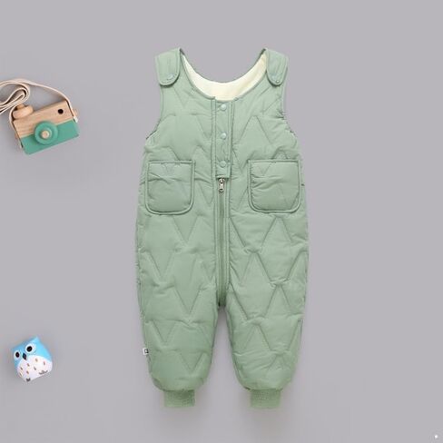 Toddler Snow Pants Baby Boys Girls Winter Thicken Warm Snowsuit Overalls Jumpsuit in Saudi Arabia