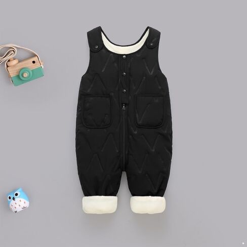 Toddler Snow Pants Baby Boys Girls Winter Thicken Warm Snowsuit Overalls Jumpsuit in Saudi Arabia