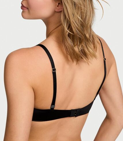 Victoria's Secret Bombshell Shine Strap Push Up Bra, Add 2 Cups, Plunge Neckline, Lace, Bras for Women, Very Sexy Collection, Red Monogram (36C) in Saudi Arabia