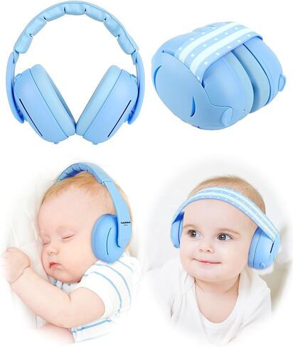 [2-in-1] Baby Ear Muffs Noise Protection - [Two Modes] Baby Headphones for Noise Cancelling Headphones- Infant Headphones Noise Cancelling - Ear Protection for 3 Months to 4 Years in Saudi Arabia