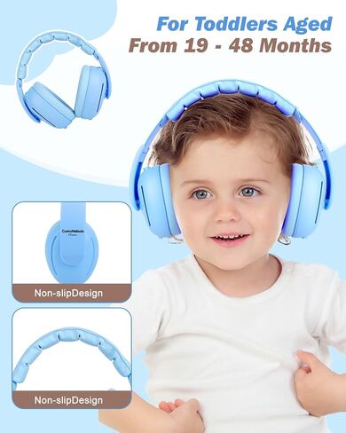 [2-in-1] Baby Ear Muffs Noise Protection - [Two Modes] Baby Headphones for Noise Cancelling Headphones- Infant Headphones Noise Cancelling - Ear Protection for 3 Months to 4 Years in Saudi Arabia
