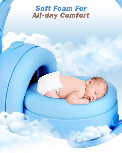 [2-in-1] Baby Ear Muffs Noise Protection - [Two Modes] Baby Headphones for Noise Cancelling Headphones- Infant Headphones Noise Cancelling - Ear Protection for 3 Months to 4 Years in Saudi Arabia