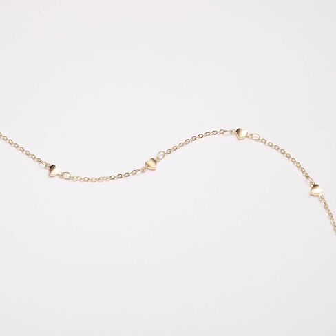S.J JEWELRY Women Simple Delicate Full Moon 14K Gold Plated/Rose Gold/Silver Plated Layered Pendant Handmade Star Chokers Necklaces-CK-Star in Kuwait