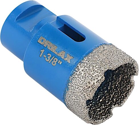1-3/8 inch Diamond Core Hole Saw Masonry Concrete Granite Quartz Porcelain Ceramic Tile Brick Cinder Blocks Dry 5/8"-11 Thread Connection Heavy Duty for Angle Grinders 1 3/8 Diamond Hole Saw in Saudi Arabia