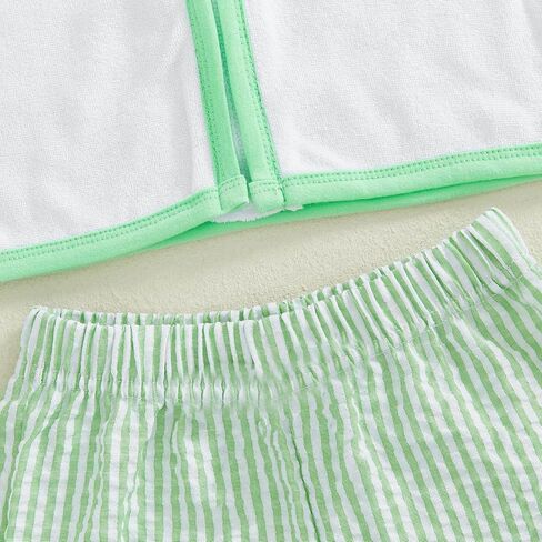 Toddler Baby Boys Girls Swim Cover Up Zipper Bathing Suit Short Sleeve Hooded Tops Shorts Set Swimwear Cover-Up Sets in Saudi Arabia