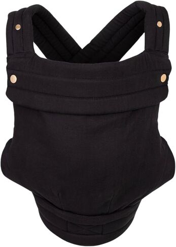 Mabē Monarch Carrier Baby Carrier - حاملة رضع منظمة من القطن الناعمة مع تصميم صحي في الفخذ ، 3 مواقف حمل للولود الجديد إلى طفل صغير (7-35 رطل) ، خفيفة الوزن وتنفس (Houndstooth) in Kuwait