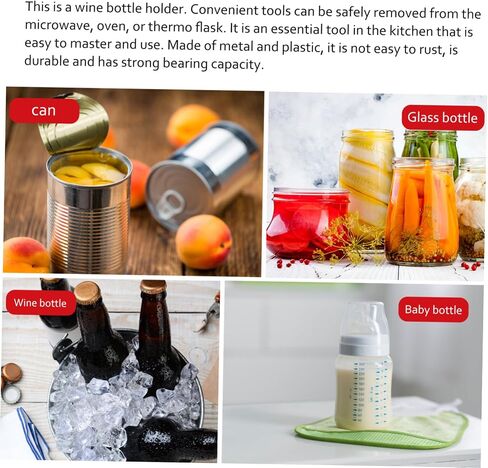 Bottle Sterilise Tong - Jar Clamp for Handling of Bottles and Jars Material Ergonomic Design Kitchen Gadget for Easy Use in Saudi Arabia