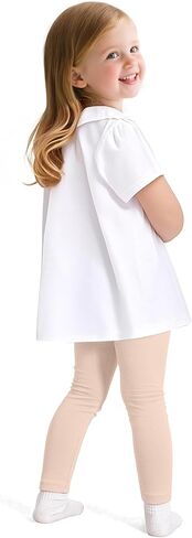 Witwot 3 Pack Baby Girls Leggings Toddler Kids Soft Cotton Pants Size 18M-5T in Kuwait