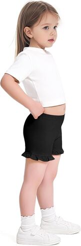 3 Pack Baby Girls Ruffle Shorts Toddler Cotton Dance Shorts Soft Summer Clothes Size 18M-5T in Saudi Arabia