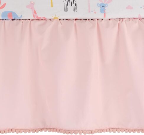 Lambs & Ivy Snuggle Pastel Pastel Safari Cotton Jersey 5 قطع مجموعة أسرة سرير in Saudi Arabia