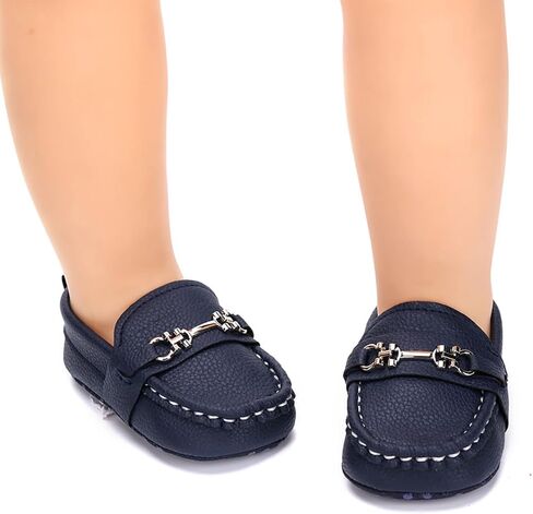 Infant Baby Girls Boys PU Leather Sneakers Soft Sole Toddler Newborn Loafers First Walkers Skate Shoe in Saudi Arabia