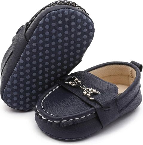 Infant Baby Girls Boys PU Leather Sneakers Soft Sole Toddler Newborn Loafers First Walkers Skate Shoe in Saudi Arabia