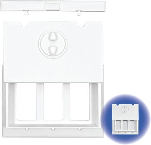 HomeStar Safety Light Switch Guard | Triple Rocker Style | Child Proof Light Switch Plate | Tamper-proof Switch Protection | Switch Lock Cover | 3D-Printed in Saudi Arabia