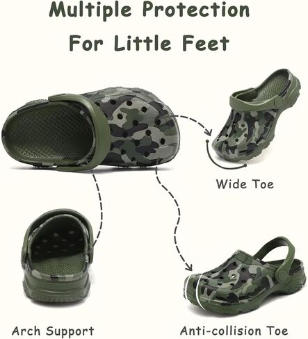 Boys and Girls Graphic Clogs for Kids,Unisex Eva Mules for Big Kid,Little Kid,Boy and Girl Closed Toe Slide Sandals in Saudi Arabia