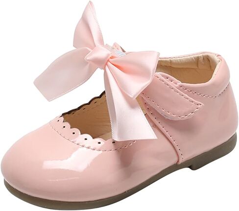 Toddler Little Girls Party Dress Shoes Slip On Mary Jane Ballerina Flats Flower Girl Shoes for School Wedding in Saudi Arabia