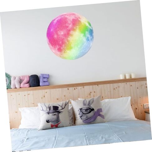 DOITOOL Boys Stickers Fluorescent Moon Sticker Pvc Wall Decals for Bedroom Wall Sticker Window Sticker Child in Saudi Arabia
