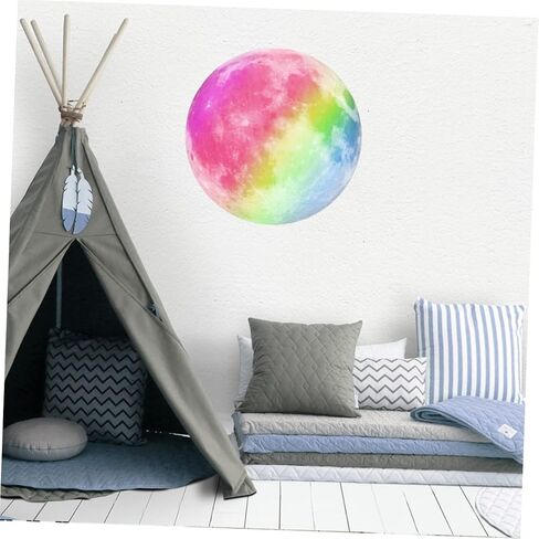 DOITOOL Boys Stickers Fluorescent Moon Sticker Pvc Wall Decals for Bedroom Wall Sticker Window Sticker Child in Saudi Arabia