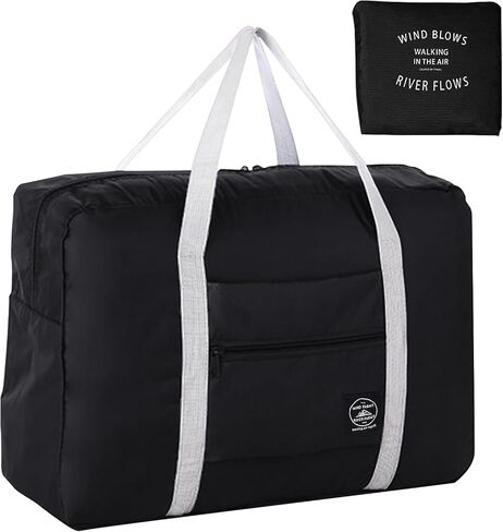 Travel Bag 12 Packes Carry on Luggage Foldable Duffel Bag Sports Gym Bag Water Resistant Nylon Travel Duffel for Men Women, Pink, Green, Blue, Red, Simplicity in Saudi Arabia