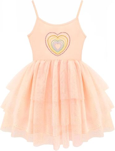 Toddler Baby Girls Tutu Dress Sleeveless Princess Birthday Wedding Party Tulle Sundress for Girl 3-7Y in Saudi Arabia