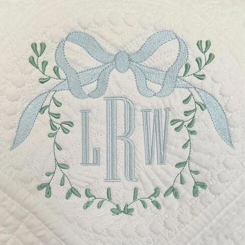 Personalized Baby Blankets with Embroidered Bunny, Custom Name Heirloom Keepsake Quilt, Embroidery Gift for Baby Shower, Gift for Christmas, Easter, Brithday(36x46 Inches) (Style 1) in Kuwait