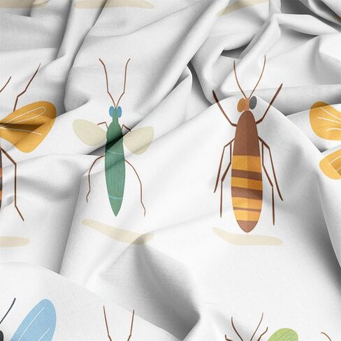 100% Microfiber Kids Bedding Comforter Cover Toddler, Animal Bees Bedding Set for Teens Adults Room Decor, Reversible Duvet Cover in Saudi Arabia