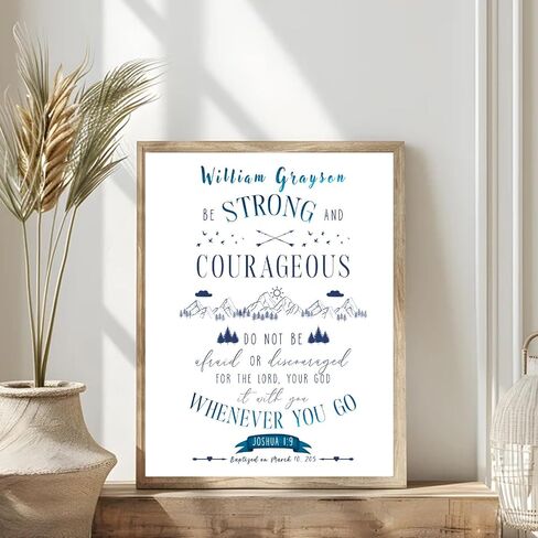 Personalized Baptism Gift For Girl, Baby Boy Gift, Affirmation Baptism Sign, Baptism Sign Dedication, Baptism Gift For Boy and Girl Ideas, Custom Cross With Name and Date Sign Decor Design 8 in Saudi Arabia