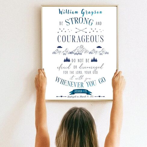 Personalized Baptism Gift For Girl, Baby Boy Gift, Affirmation Baptism Sign, Baptism Sign Dedication, Baptism Gift For Boy and Girl Ideas, Custom Cross With Name and Date Sign Decor Design 8 in Saudi Arabia
