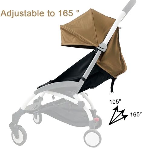 Stroller Accessories Canopy, Seat Cushion & Seat Base Compatible with Babyzen YOYO Strollers, Pushchair Accessories Replacement Kit, Waterproof Fabric (Aqua Blue) in Saudi Arabia