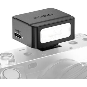 Ulanzi SL01 Mini Flash Speedlite - GN8 Powerful 6500k On-Camera Flash Light, 4 Power Levels, Compatible with Canon/Sony ZV-1/ZV-E10/Nikon/Fuji/Panasonic/Leica/Olympus, Not Fits Sony ZV-1F