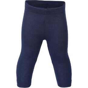Pants Merino Wool Silk Baby Leggings Organic eco 70 3550 (74/80, Navy Blue)