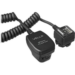Vello Off-Camera TTL Flash Cord Compatible with Canon Cameras (3')